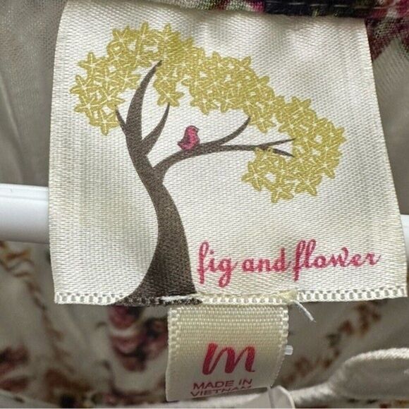 Anthropologie By Fig & Flower Blouse Size Medium - Picture 12 of 13